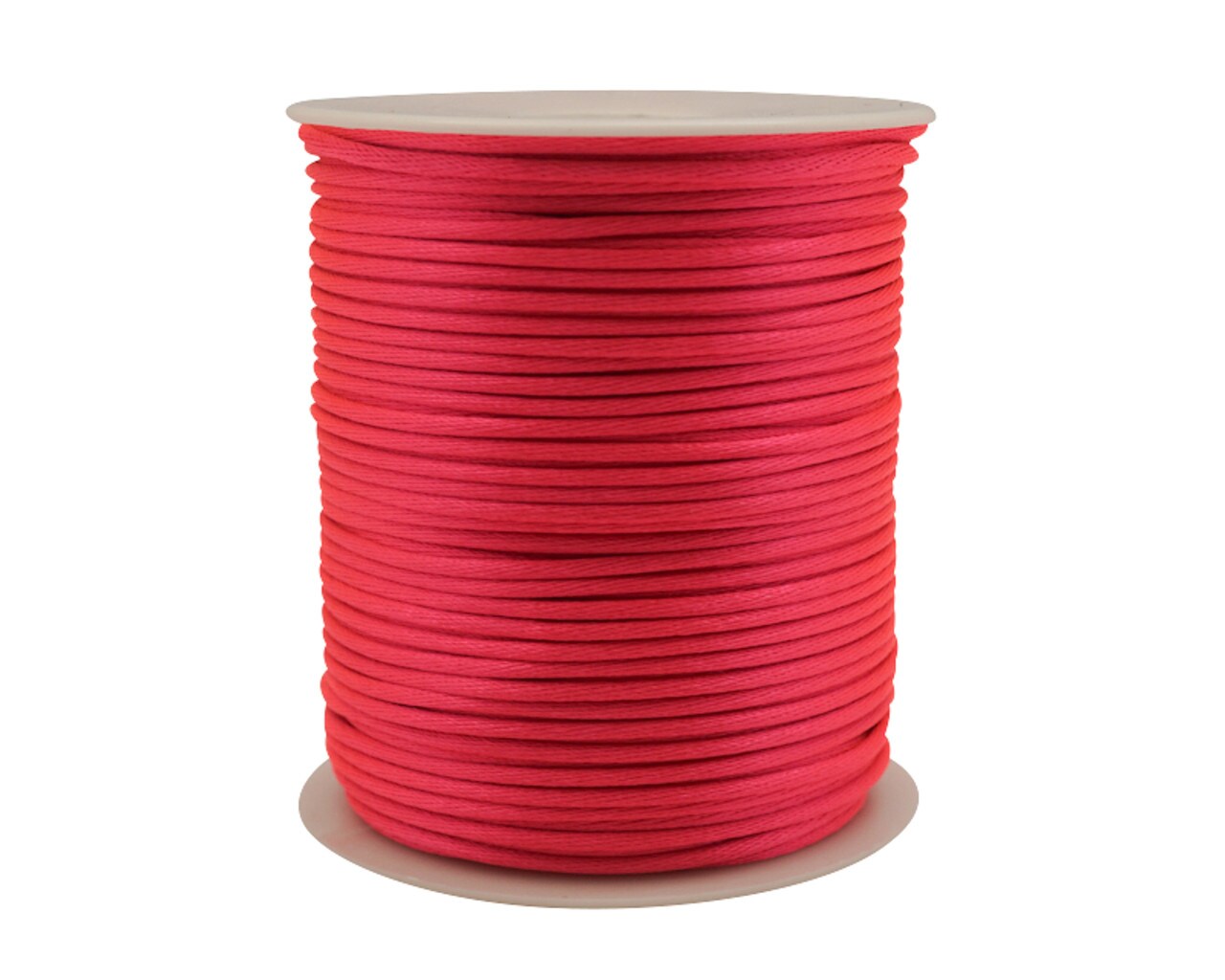 2mm wide x 100 yards Hot Pink Rattail Cord Trims Pack of 5 Spools